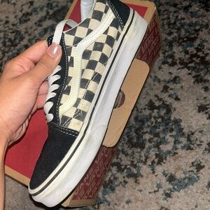 Checkered vans